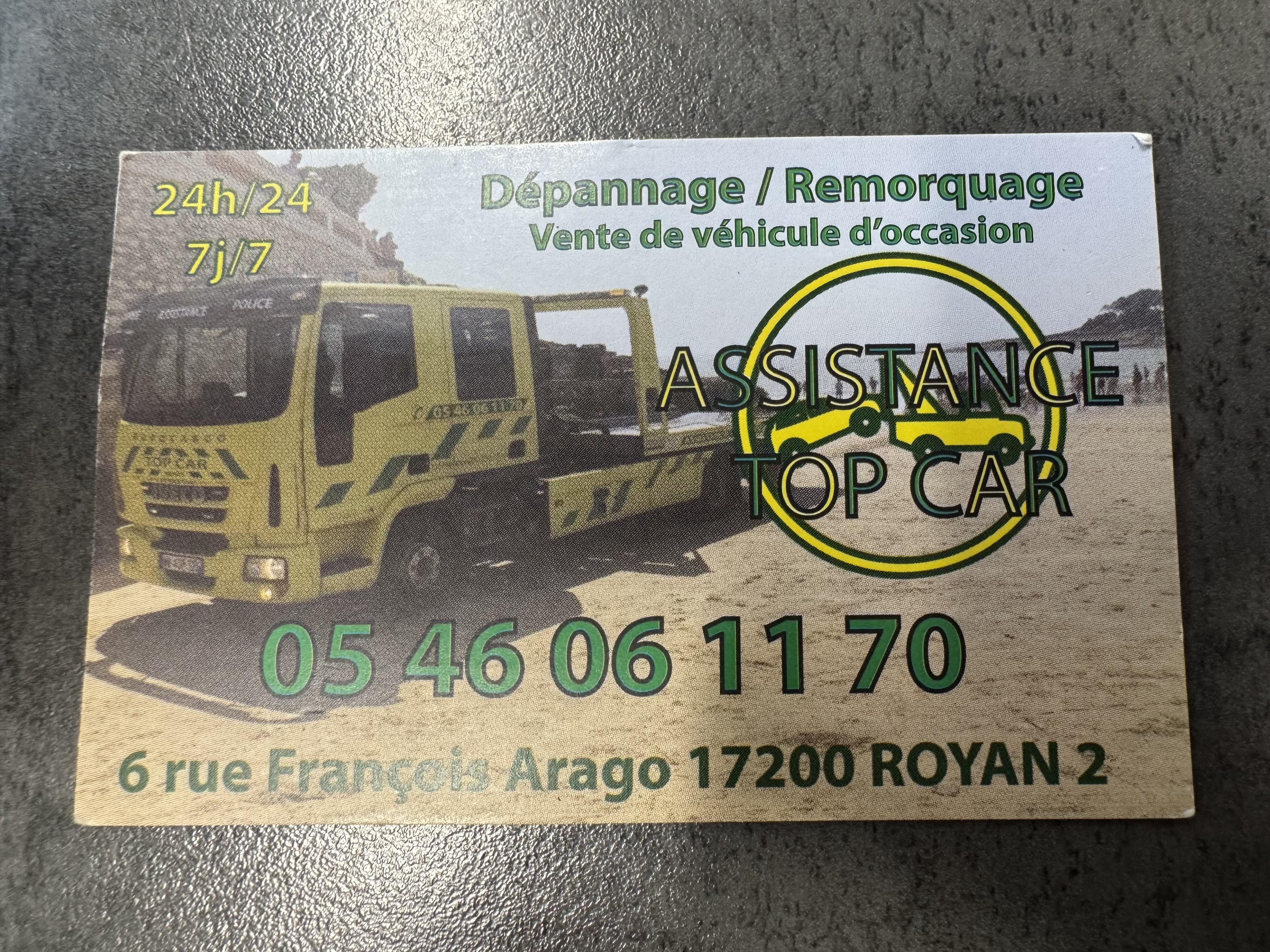 ASSISTANCE TOP CAR - Dépanneur-Remorqueur.com Photo profil Dépanneur-Remorqueur.com