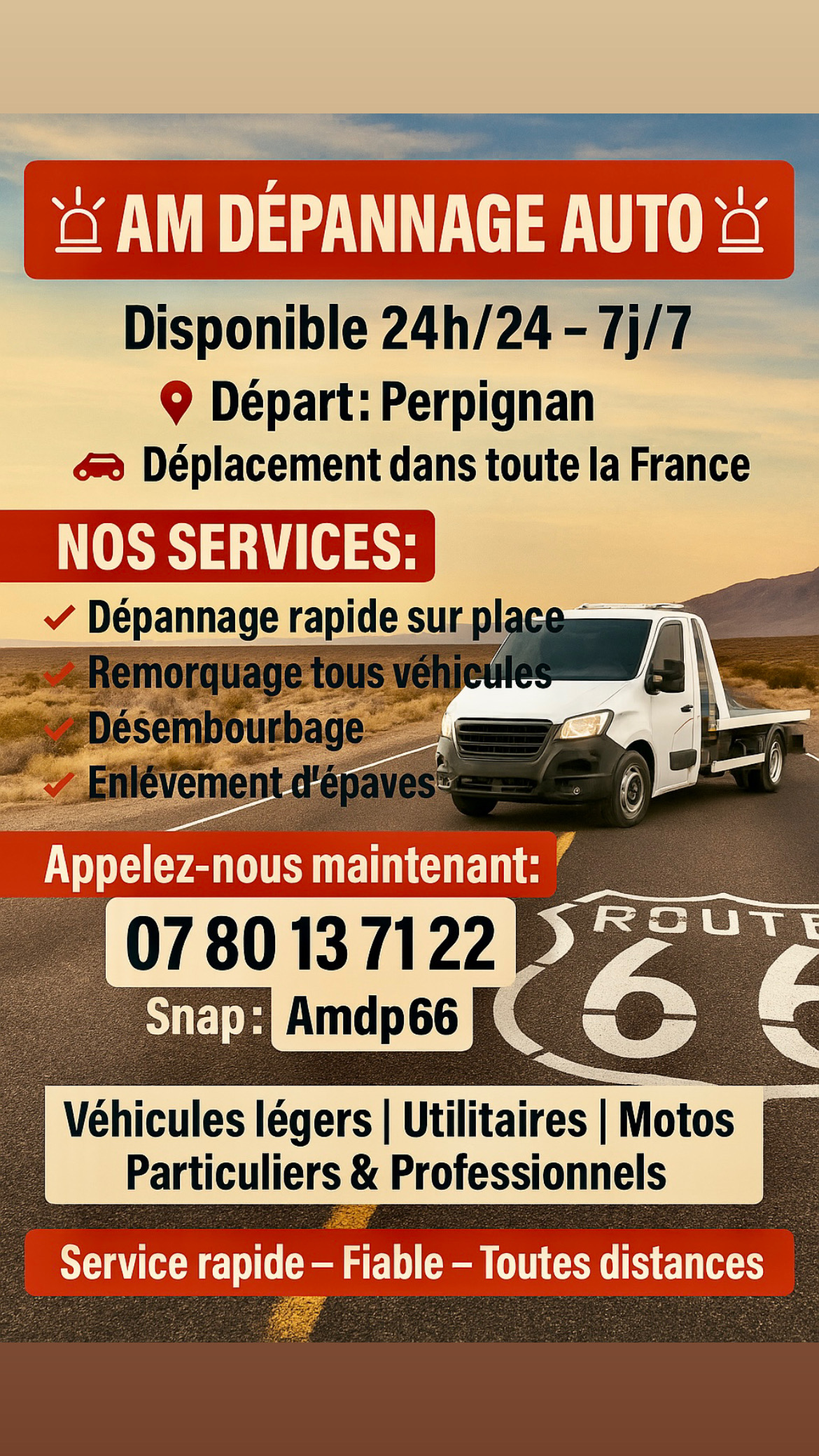 abde-allah madi Dépanneur PL / VL - FLYER abde-allah madi photo Dépanneur-Remorqueur